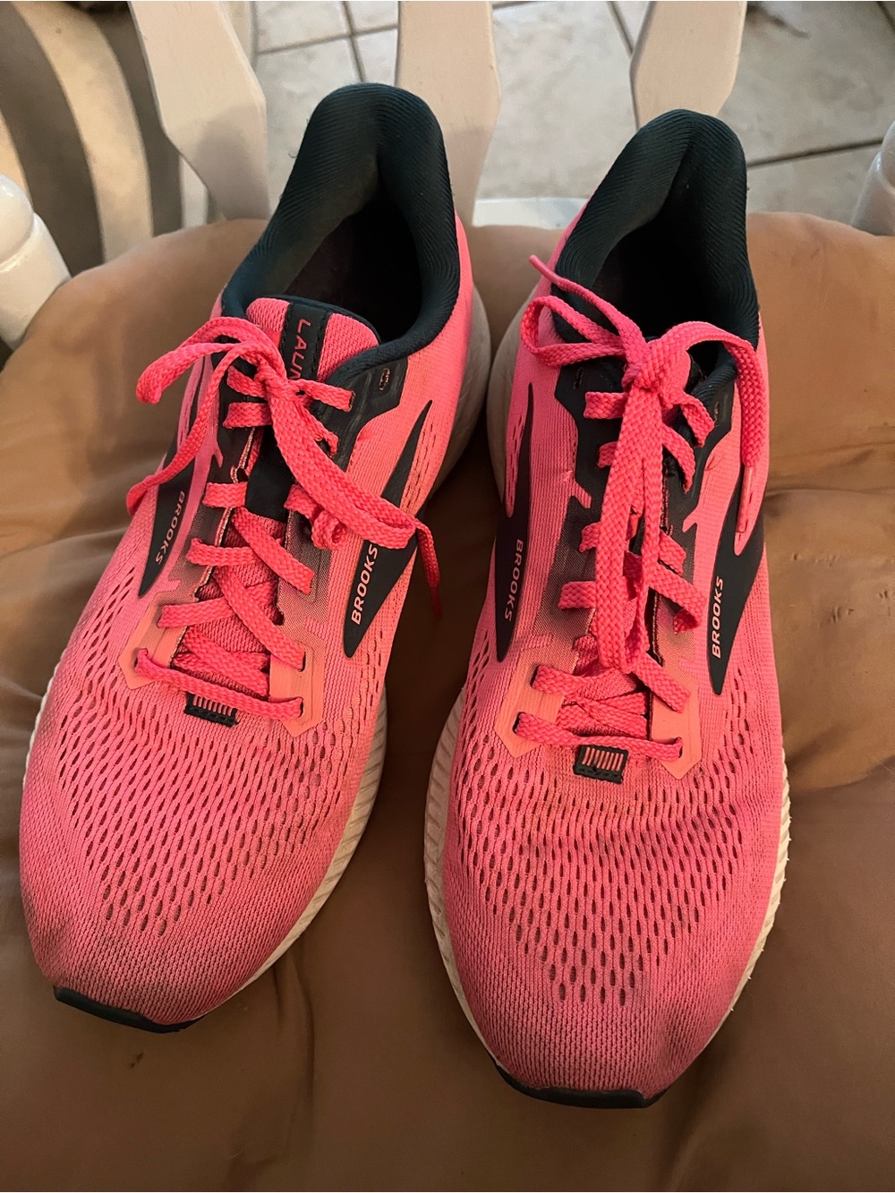 Brooks Women’s Pink and Black Running Shoes